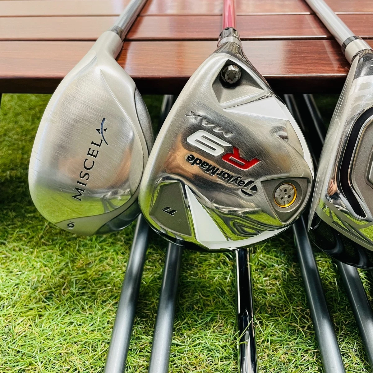 TaylorMade Ladies Golf Club Set R9 Driver 5w JetSpeed 3w Miscela 6hy Iron 7-9PS