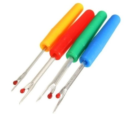 4pcs Handle Seam Ripper Stitch Unpicker Thread Cutter DIY Remover Sewing Tool