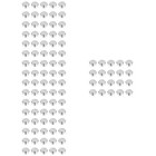 100 Stcs Badezimmer Waschbecken Becken Überlaufabdeckung Ersatzspüle Becken