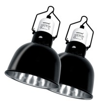 waazoorep Reptile Light Fixture 2 Pack 5.5 Inch Deep Dome Lamp Fixture,Optica...