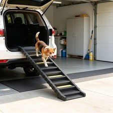 Black Folding Pet Car Ramp for Large Medium Small Dogs