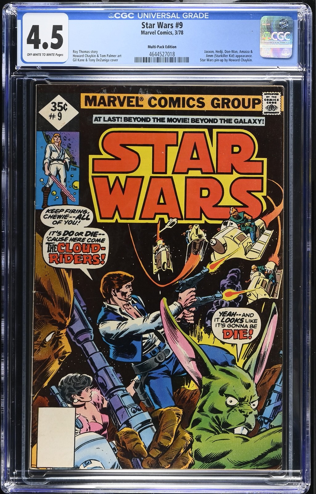 Star Wars #9 (Whitman Variant) Value - GoCollect, image size:1025x1600