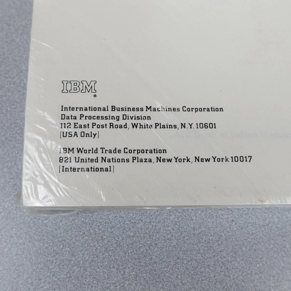 IBM System/360 Operating System: Operator's Reference File No. S360-20 RARE NEW - Image 4 of 4