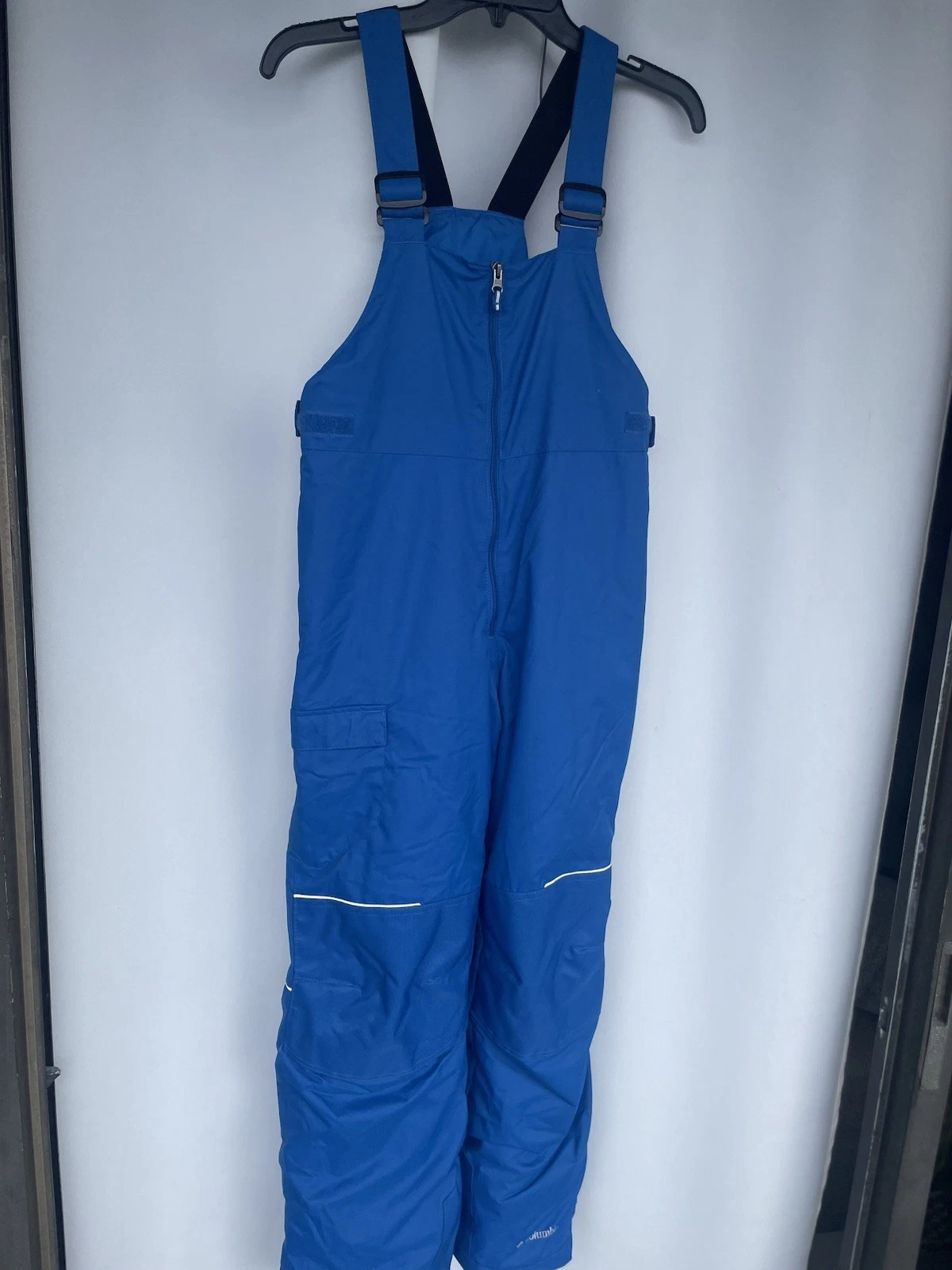 Colombia Omni-tech Ski Bib Blue Size 14-16 Years Old