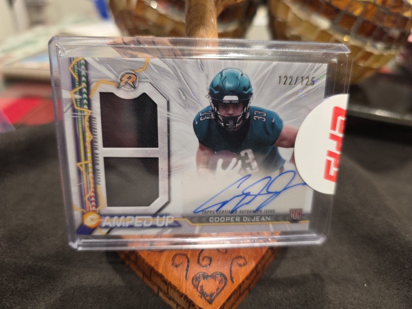 2024 Topps Resurgence - Amped Up Rookie Patch Autographs Cooper DeJean #AU-CD...