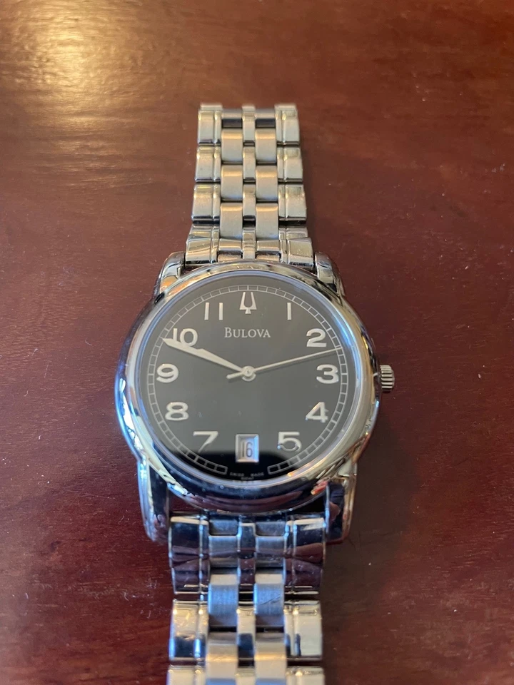 Bulova Accutron Swiss Made Quartz Stainless Steel - With original double case - image 3 of 4