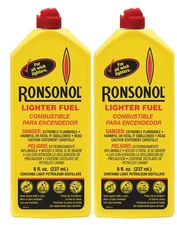 2 x Genuine Ronson 8 oz. 237ml  Lighter Fluid Premium Fuel 99062 ***** NEW