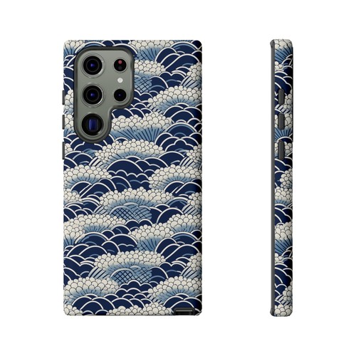 Japanese Blue Wave Art - Tough Phone Case - iPhone, Galaxy, Google Pixel Models - 第 200/203 張圖片