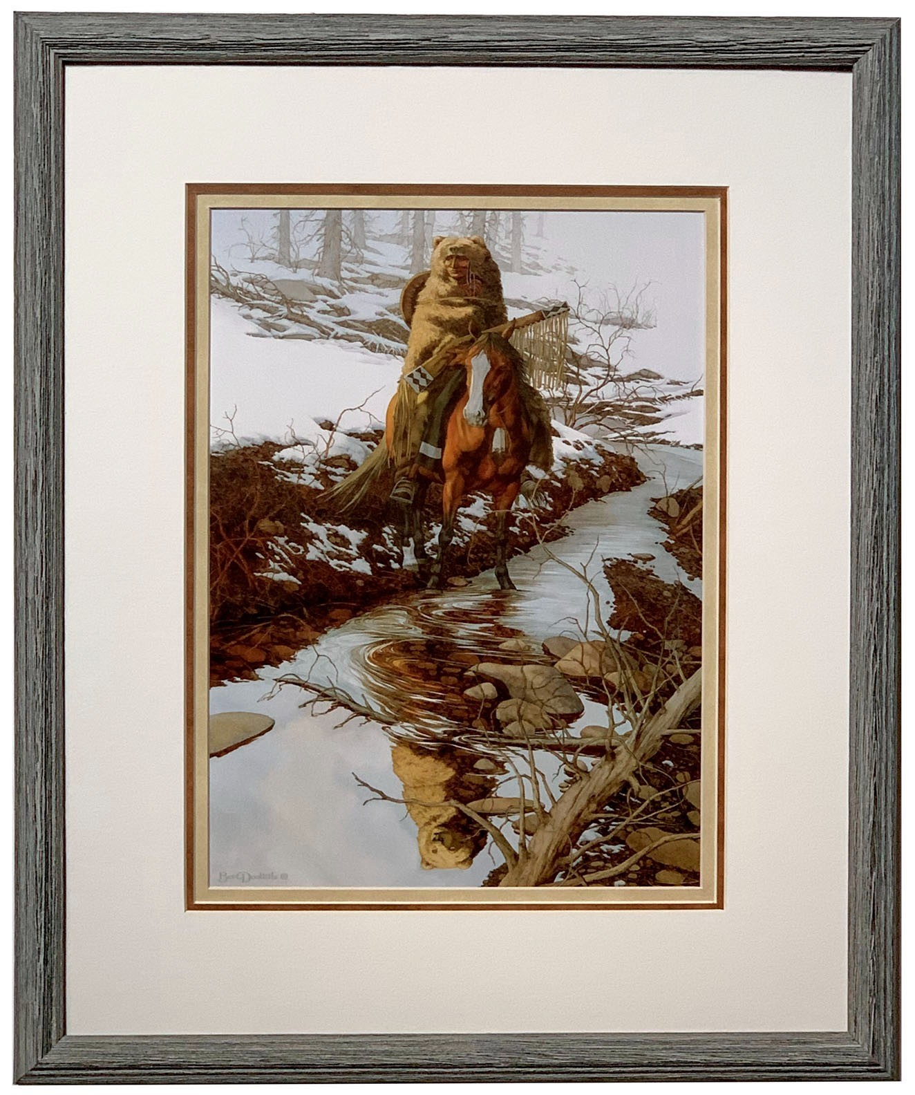 Bev Doolittle Spirit of the Grizzly Framed & Matted Art Print | eBay