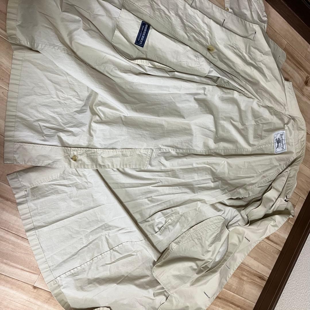 Burberrys Trench Coat Cotton With Buttons Size L For Women thumbnail 18