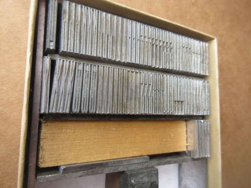 Letterpress Lead Type 54 Pt. Fifth Avenue Monograms - ATF C12 - Picture 9 of 10