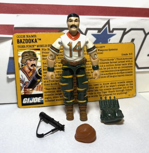 GI Joe Tiger Force Bazooka 1988 *COMPLETE w/Card, Excellent Condition!* v2 VTG