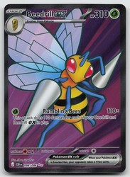 Beedrill ex 098/086 Chaos Rising Full Art Ultra Rare