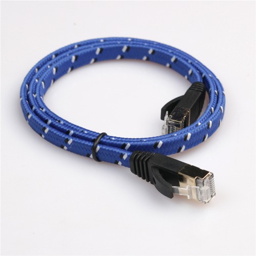 Premium 10 Gigabit Cat 7 Ethernet Cable Nylon Braided 3.3ft Connectors for - 第 3/11 張圖片