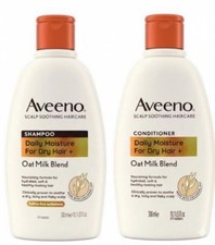 Image of Aveeno Haircare Daily Moisture+ Oat Milk Blend Shampoo & Conditioner 300ml