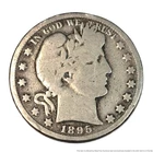 1895 O New Orleans Barber Early Half 50C Silver Half Dollar Coin