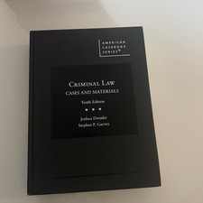Criminal Law Cases And Materials 10th Ed