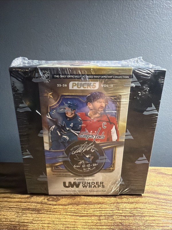 2025-26 Fanatics Under Wraps Autographed Hockey Puck Vol. 2 - Factory Sealed