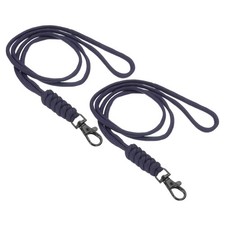 44cm Long Neck Lanyards, 2 Pcs Neck Lanyard, Dark Blue