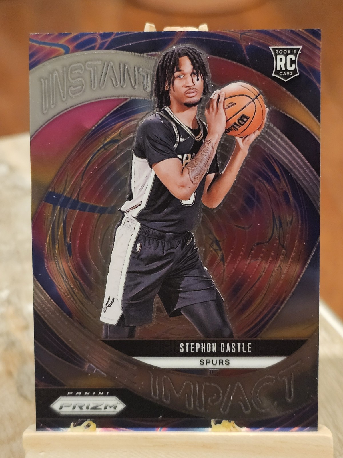 2024-25 Panini Prizm Basketball Stephon Castle Rookie Instant Impact Silver SAS
