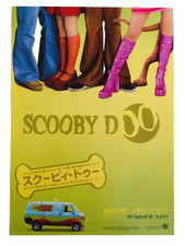 Original Scooby-Doo 2002 Sarah Michelle Gellar Japanese Movie Flyer Chirashi B5
