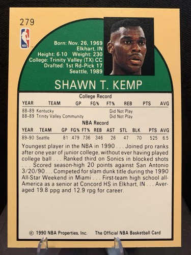 Shawn Kemp Rookie Lot – 1990 Fleer, Hoops, SkyBox + Bonus Isaiah Rider Card - Picture 5 of 9