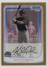 2011 Bowman Chrome Prospects Gold Refractor 36/50 Kyle Parker #BCP197 1hc0