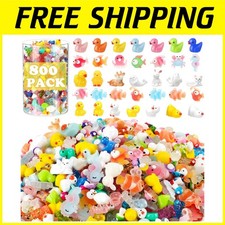 800 Mini Resin Animals Figures Bulk for DIY Crafts