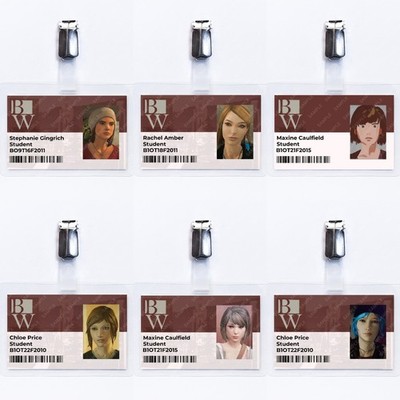 Life Is Strange Blackwell Academy Student ID Badge Prop Cosplay Halloween