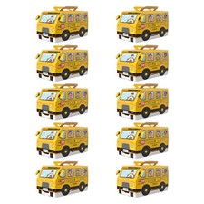 10 Pcs Kids Classroom Party Favors School Bus Treats Back to Boxes