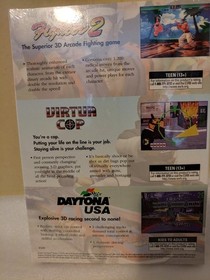 Sega Saturn, 3 Free Games (virtua fighter 2, virtua cop, daytona USA)....