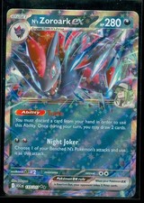 Pokemon N'S ZOROARK EX 137/217 - Ascended Heroes - ULTRA RARE HOLO - MINT