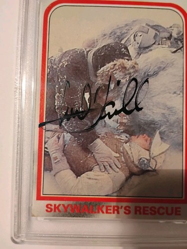 MARK HAMILL SIGNED 1980 STAR WARS CARD #25 AUTHENTICATED & ENCAPSULATED - Picture 2 of 4