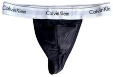 Calvin Klein CK Mens Modern Cotton Stretch Thong Size L LARGE Black