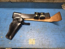 Jay Pee Leather Duty Western Belt Holster + 36