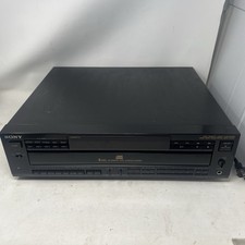 Vintage 1994 Sony CDP-C735 CD Changer Player, 5 Disc, Tested Working No Remote