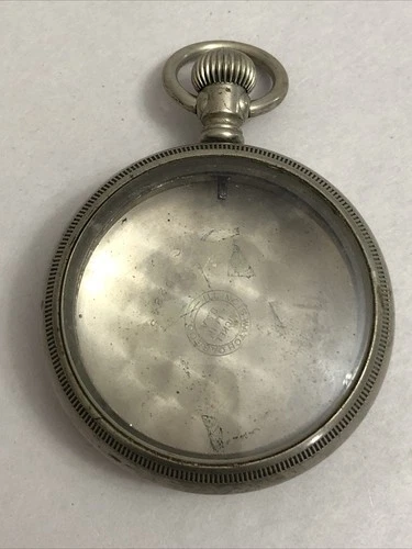 Antique Pocket Watch Case, NICKEL ELGIN