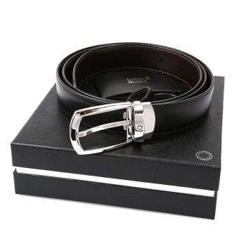 Montblanc Reversible Buckle Free Cutting Men's Belt 111080 117521478 - Image 4 of 4