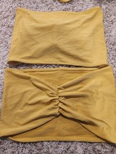 55 Spandex Stretch Chair Cover Sashes Bows Wedding Party - GOLD, Mustard