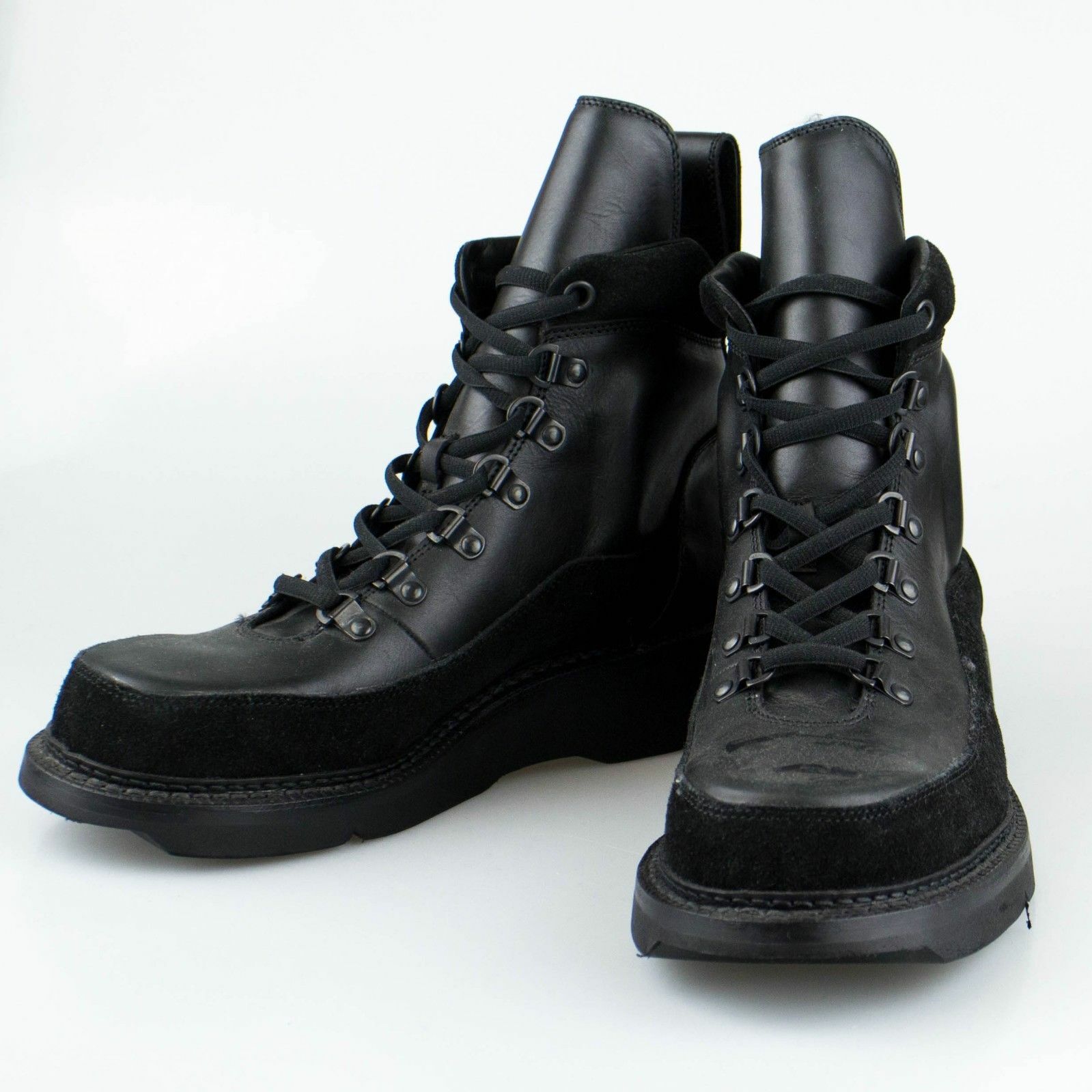 Nuevo En Caja Julius 7 Negro Cuero Nobuck Vaca Tobillo botas Zapatos 4 11 EE. UU. 44 UE Nuevo En Caja Julius 7 Negro Cuero Nobuck Vaca Tobillo botas Zapatos 4 11 EE. UU. 44 UE