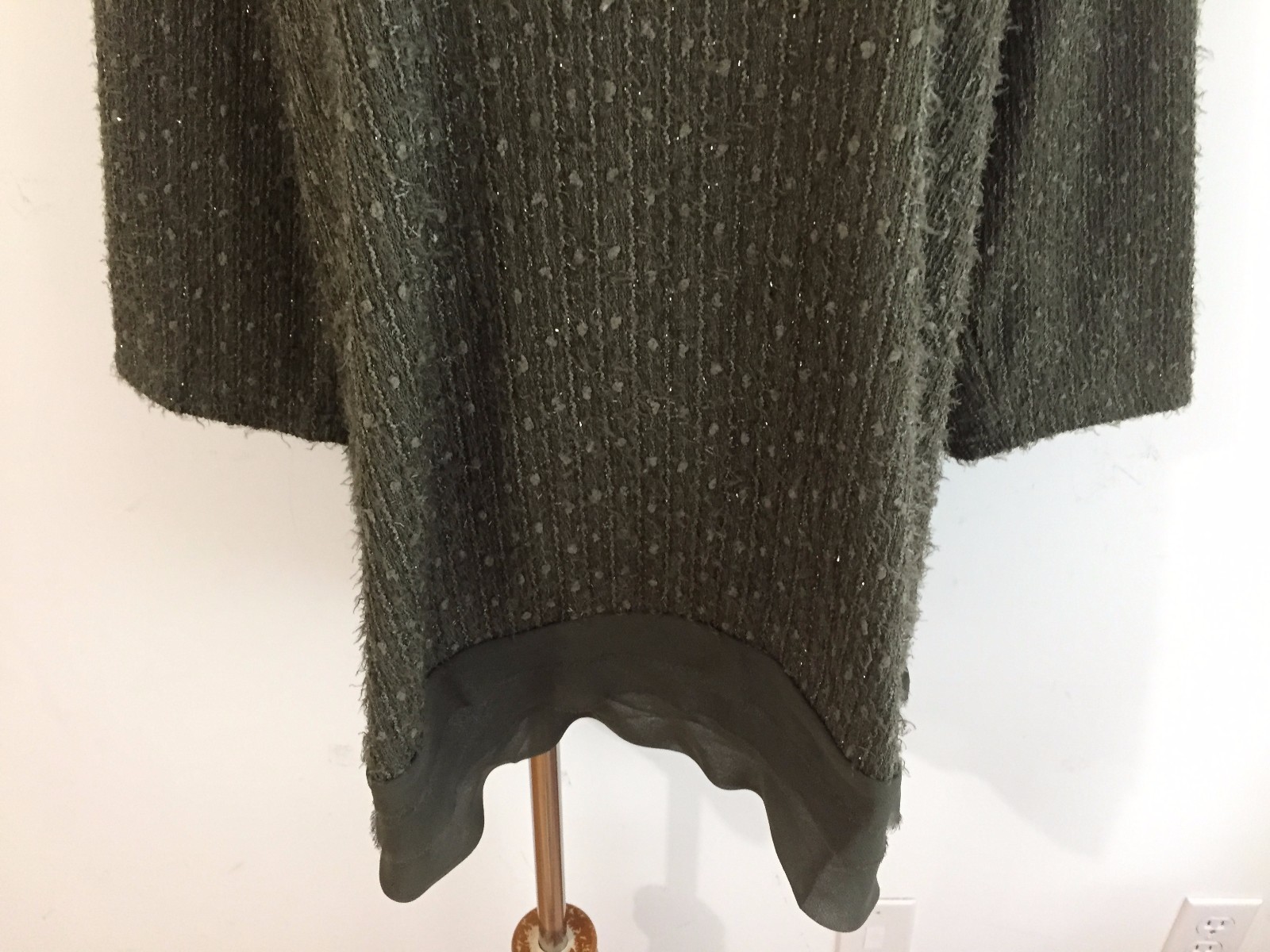 shimmer woolen top