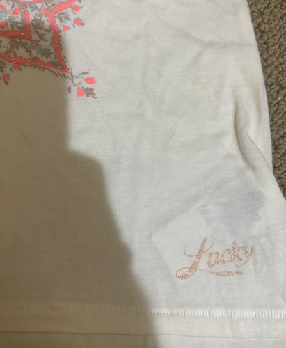 Lot Of 2 Girls Shirts Carter’s, Lucky Brand Size 6,  8 - Picture 5 of 6