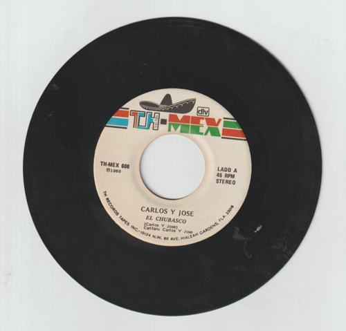 *CARLOS y JOSE-"El Chubasco/Corrido de La Amapola" *Latin/Vinyl-45 {S159}