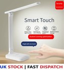 Mini Desk Lamp Touch Control Dimmable Folding Reading Night light Kids room UK