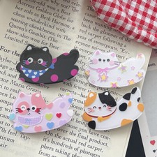 Cute Cat Hair Clips Cartoon Cat Fish Headdress Side Bangs Clips Hair Accesso  GF