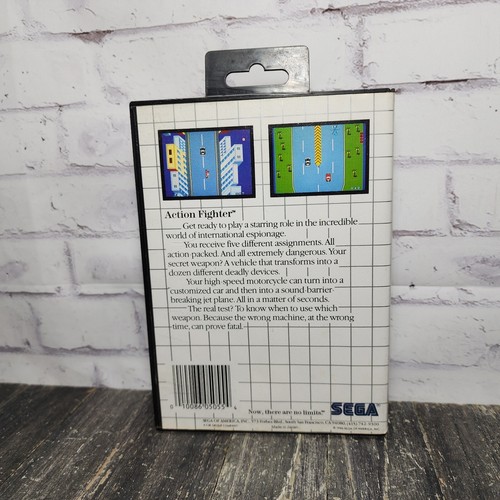 Sega Master System Action Fighter Missing Manual Tested & Working - Picture 3 of 6
