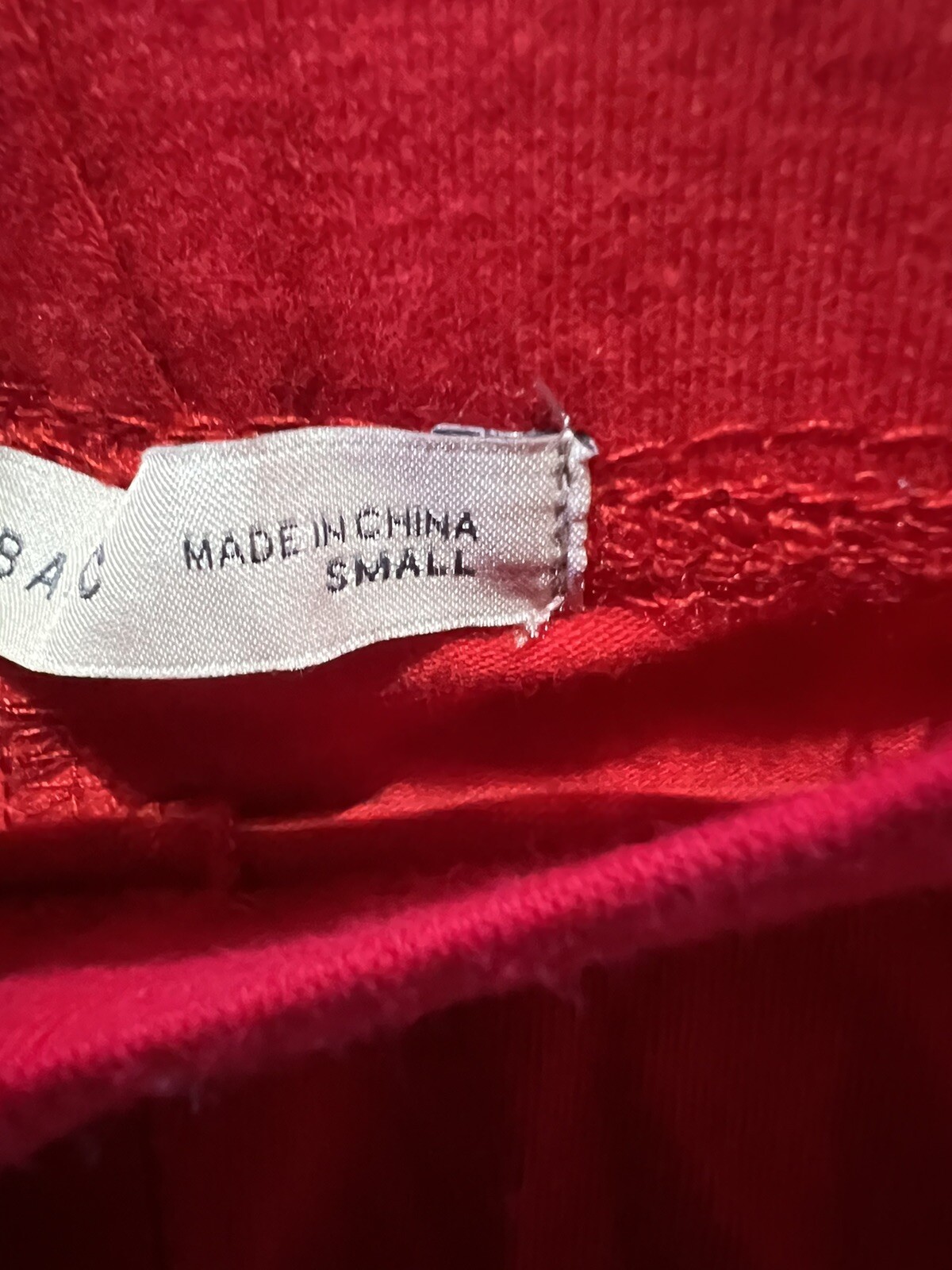 Women's Small Active Basic Solid Red Stretch Knee… - image 4