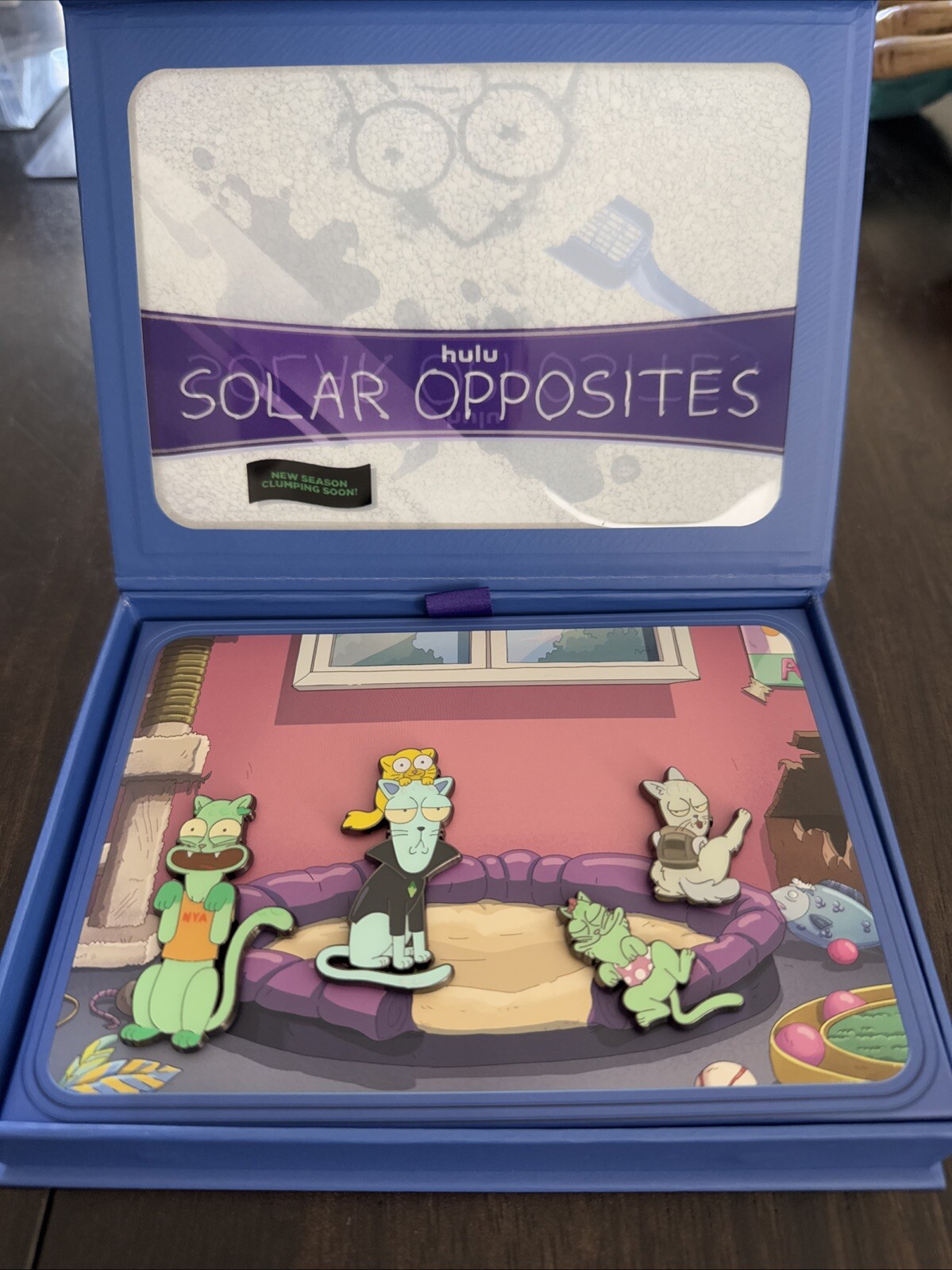 Solar Opposites Hulu Animayhem Enamel Pin Set SDCC 2024 Comic-Con Exclusive