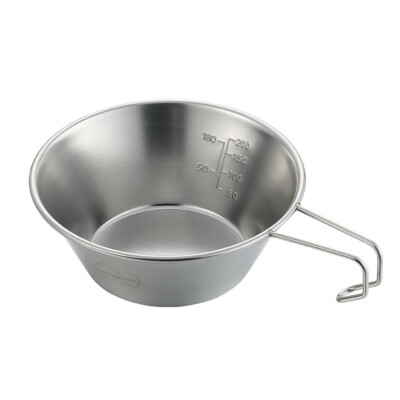 Stainless Steel Camping Sierra Cup Lightweight Compact Camping Pot Hiking W8I2