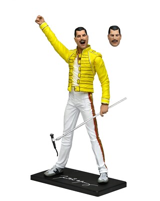 Freddie Mercury Figürchen (Gelb Jacket) NECA